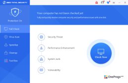 360 Total Security — Интерфейс программы