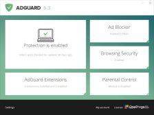 Adguard — Интерфейс программы