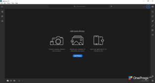 Adobe Lightroom — Окно программы