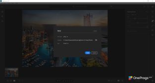 Adobe Lightroom — Сохранение фото