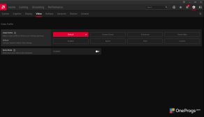 AMD Radeon Software — Настройки видео