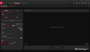 AMD Radeon Software — Настройки трансляции