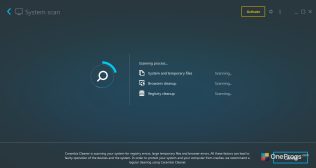 Carambis Cleaner — Сканирование