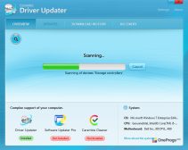 Carambis Driver Updater — Сканирование обновлений