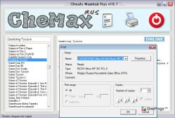 CheMax — Вывод на печать