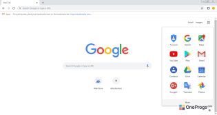Chromium — Меню программы