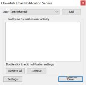 Clownfish for Skype — Отправка уведомлений