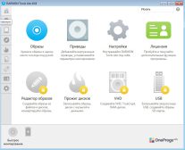 DAEMON Tools Lite — Меню программы