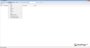 Foobar2000 — Меню программы