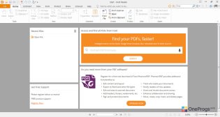 Foxit Reader — Интерфейс программы