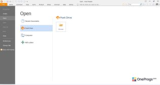 Foxit Reader — Меню программы