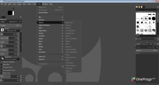 GIMP — Меню программы