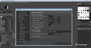 GIMP — Настройки программы