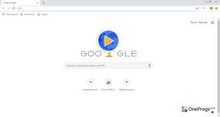 Google Chrome — Интерфейс программы