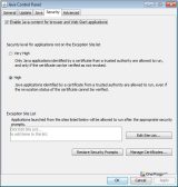 Java — Настройки безопасности