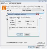 Java — Настройки обновления