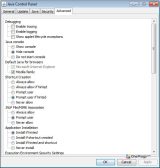 Java — Расширенные настройки