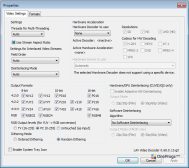 K-Lite Codec Pack — Настройки видео