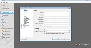 LibreOffice — Настройки программы