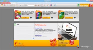 Microsoft Excel Viewer — Интерфейс программы
