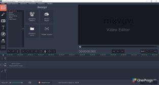 Movavi Video Editor — Главная страница