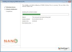 NANO AntiVirus — Загрузка антивирусных баз