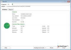 NANO AntiVirus — Сканирование