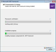 Microsoft .NET Framework — Процесс установки