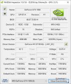 NVIDIA Inspector — Главный экран