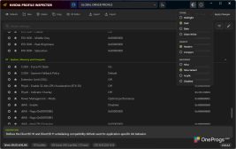NVIDIA Profile Inspector — Настройка темы