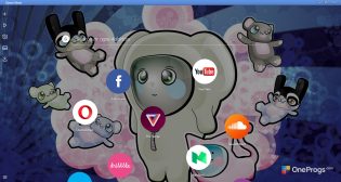 Opera Neon — Интерфейс программы