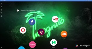 Opera Neon — Режим инкогнито