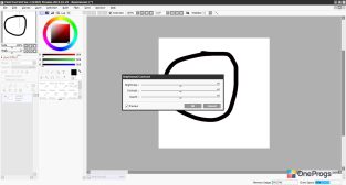 Paint Tool SAI — Контраст изображения