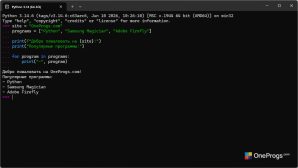 Python — Выполнение простого кода