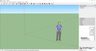 SketchUp — Окно редактора