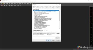 Magix Sound Forge — Настройки программы