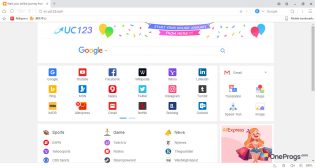 UC Browser — Интерфейс программы