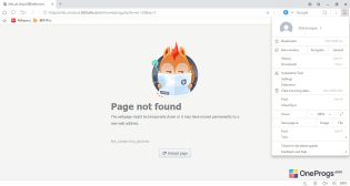 UC Browser — Меню программы