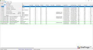 USBDeview — Меню программы