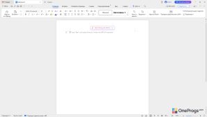 WPS Office — Редактирование документа