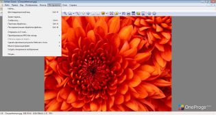 XnView — Меню программы