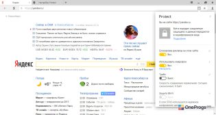Яндекс Браузер — Настройки безопасности сайта